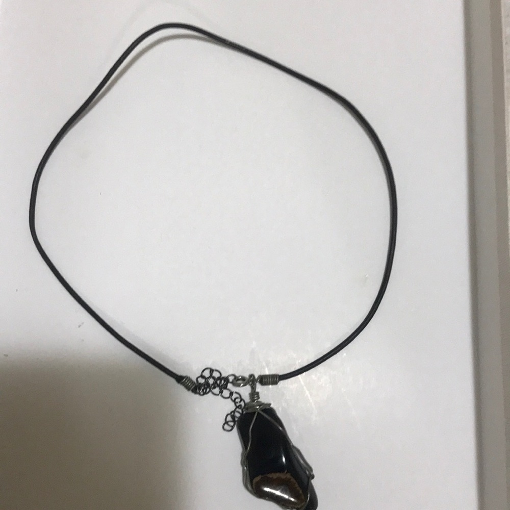 Black onyx necklace